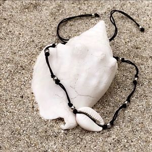 “Divided” Rope Anklet | Black